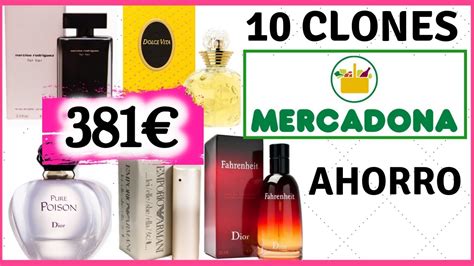 perfumes mercadona clones originales|mercadona perfumes.